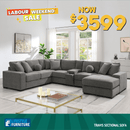Travis Sectional Sofa - Lifestyle Furniture