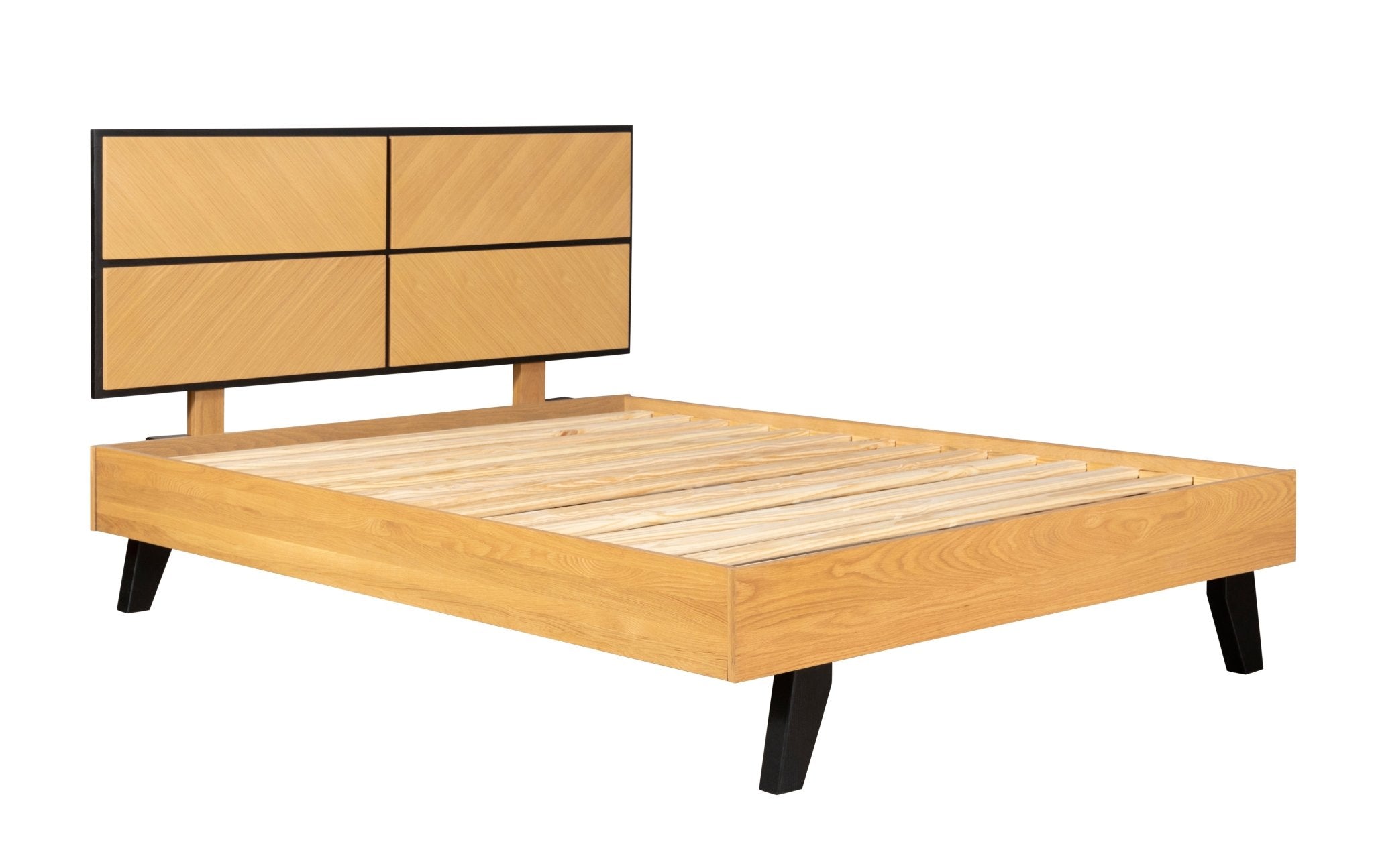 Acacia wood deals queen bed