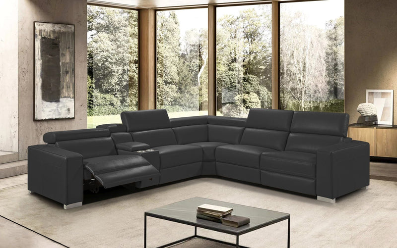 Valencia Electric Leather Corner Recliner - Lifestyle Furniture