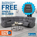 Pelican Corner Recliner Sofa
