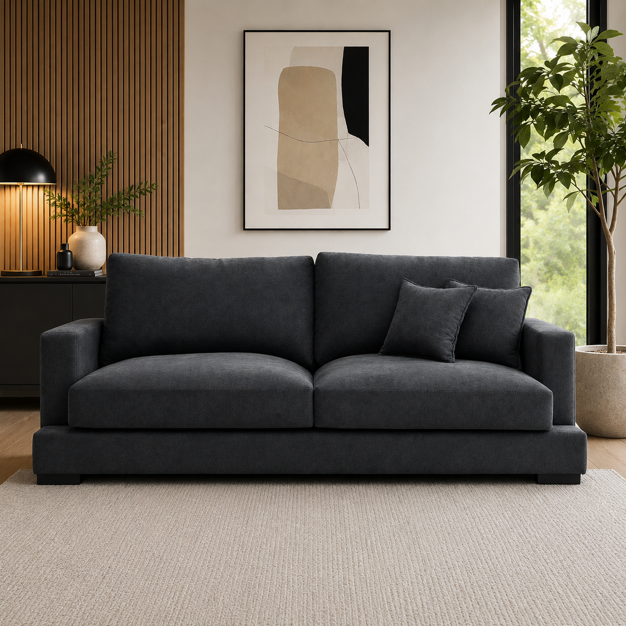 Albany 3 Seater Fabric Sofa
