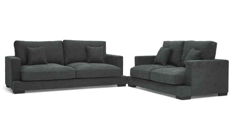 Albany Lounge Suite 3+2 - Dark Grey