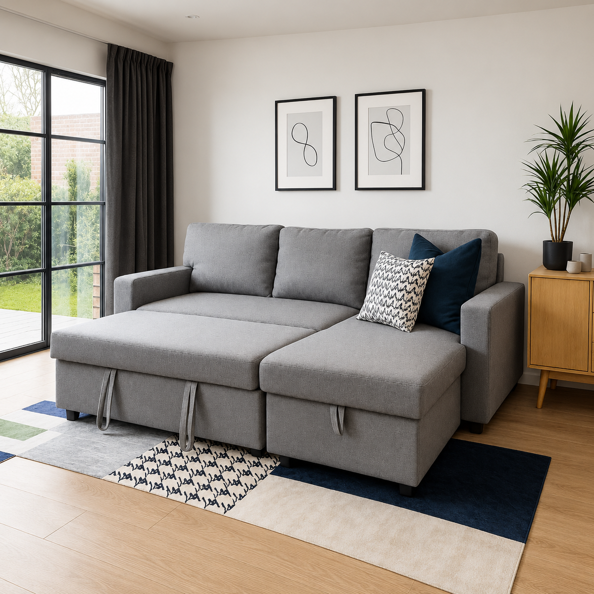 Clover Sofa Bed Reversible Chaise
