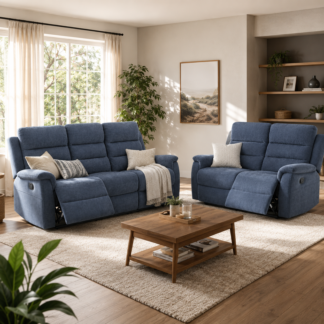 Haywood 2-Piece Recliner Sofa Set