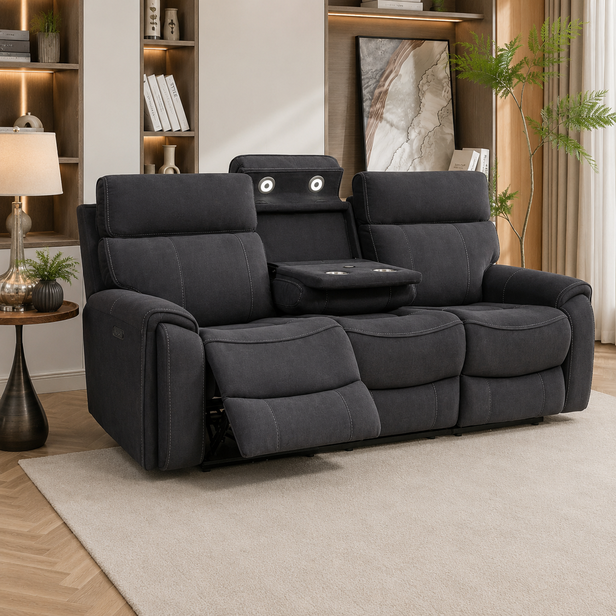 Sable 3-Seater Electric Recliner Sofa