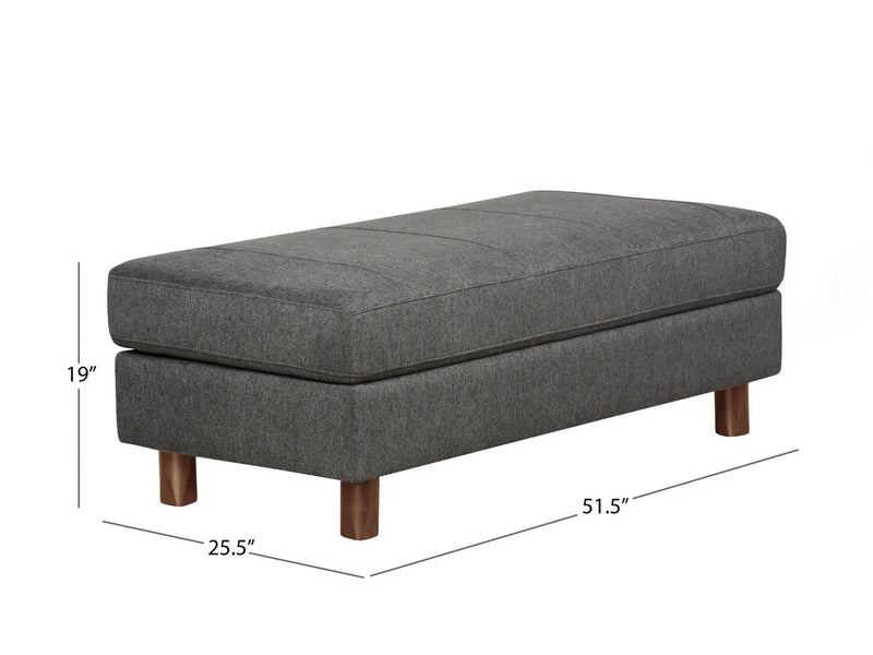 Abyson Reversible Sofa With Ottoman - Lifestyle Furniture