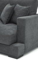 Albany 2 - Seater Sofa - Dark Grey - Lifestyle Furniture