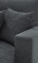 Albany 2 - Seater Sofa - Dark Grey - Lifestyle Furniture