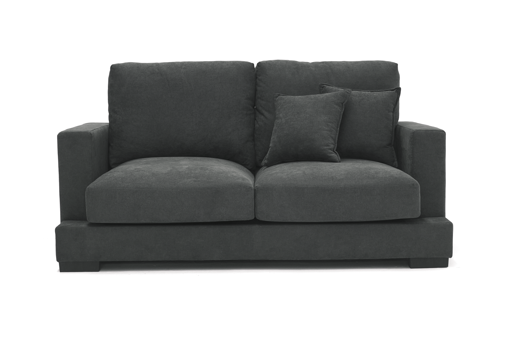 Albany 2 - Seater Sofa - Dark Grey - Lifestyle Furniture