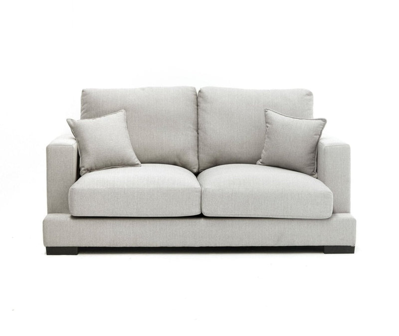 Albany 2 - Seater Sofa - Light Grey - Lifestyle Furniture