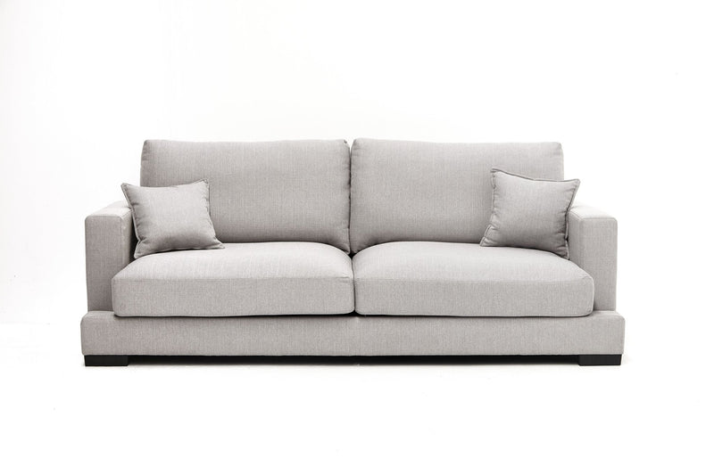 Albany 3 - Seater Sofa - Light Grey - Lifestyle Furniture