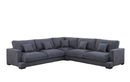 Albany Corner Sofa - Dark Grey - Lifestyle Furniture