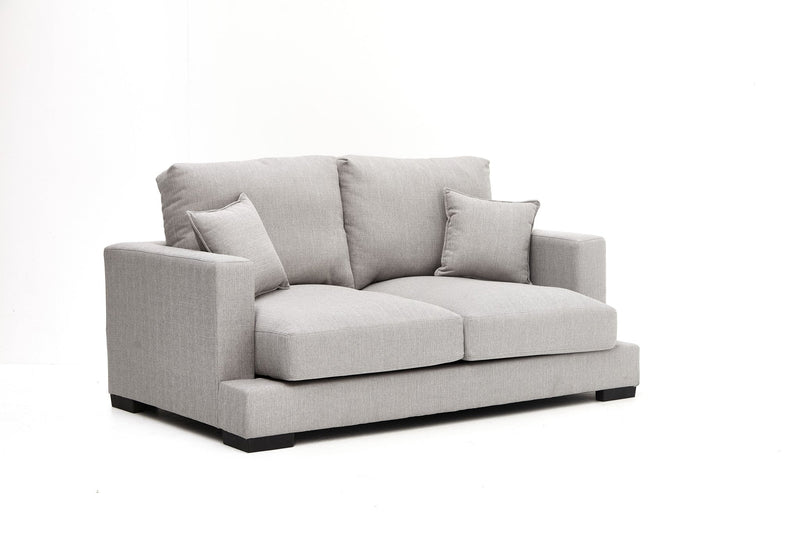 Albany Lounge Suite 3+2 - Light Grey - Lifestyle Furniture