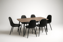 Asta 7 - Piece Dining Set With Harries Dining Chairs - Lifestyle Furniture