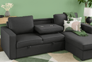 Aster Reversible Sofa Bed - Dark Grey - Lifestyle Furniture