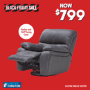 Calton Single - Seater Recliner Sofa - Lifestyle Furniture