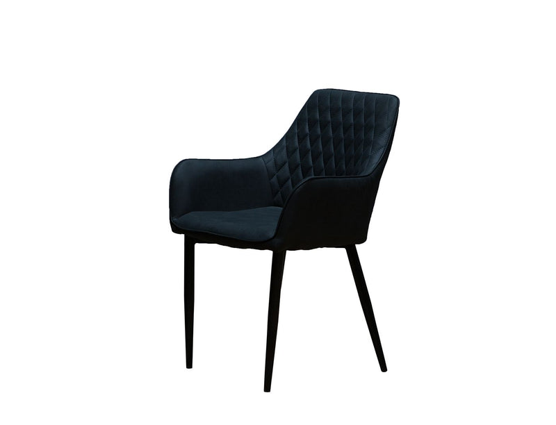 Centra Charcoal Arm Dining Chair - Lifestyle Furniture
