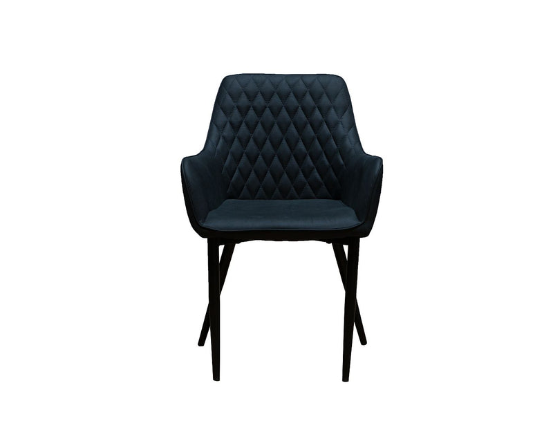 Centra Charcoal Arm Dining Chair - Lifestyle Furniture