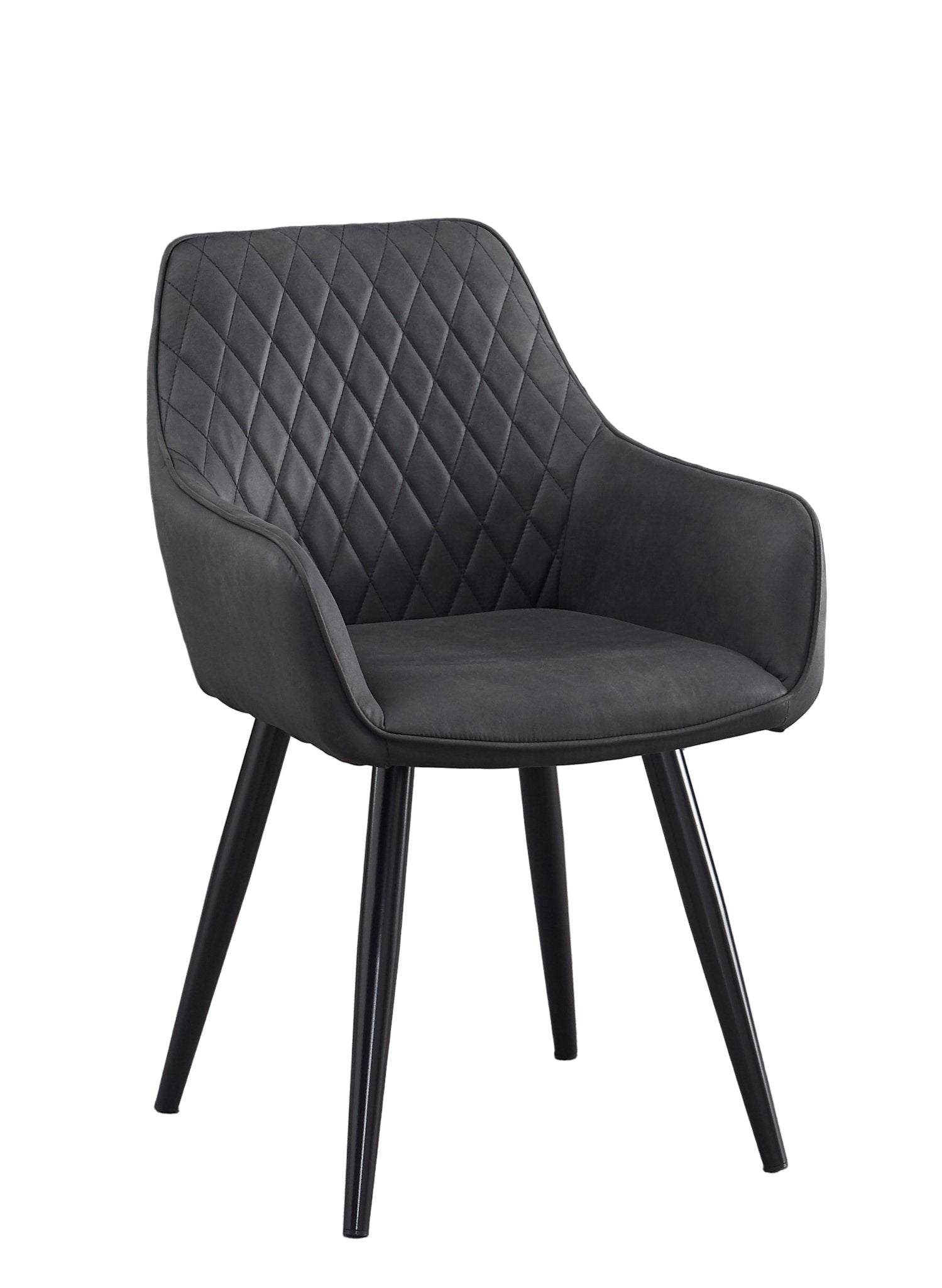 Centra Dining Chair - Charcoal - Lifestyle Furniture