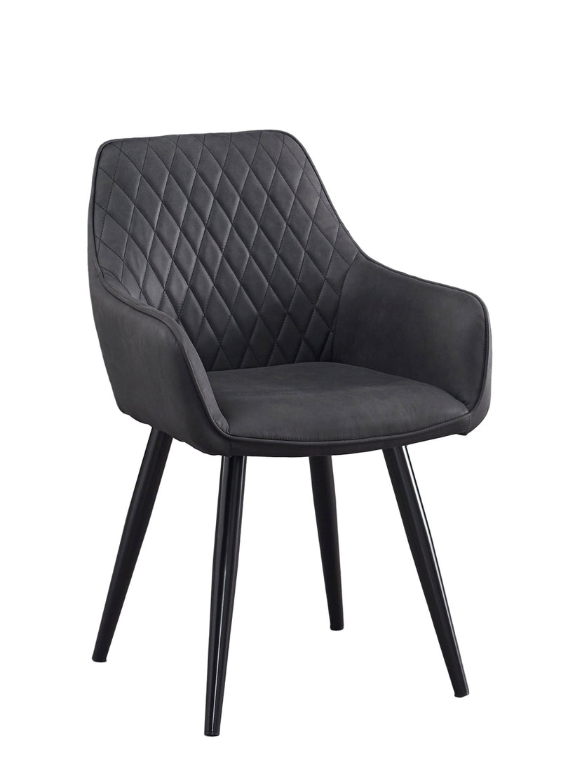 Centra Dining Chair - Charcoal - Lifestyle Furniture