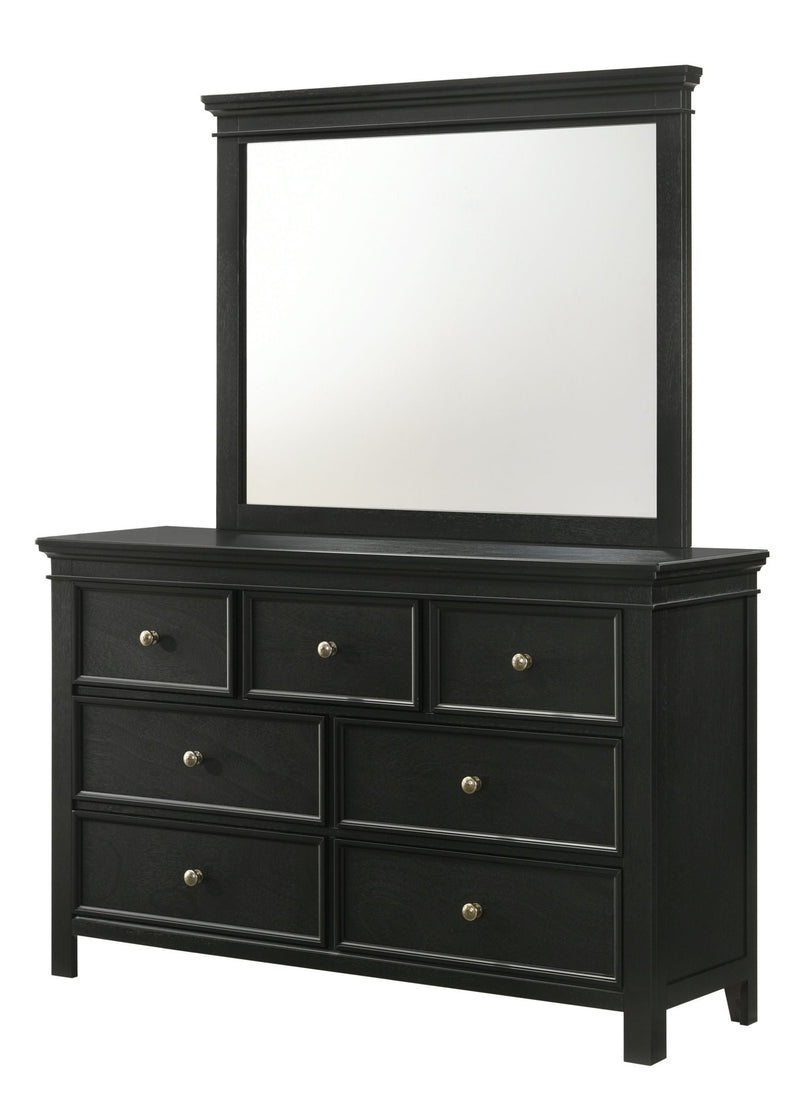 Ciara Mindi Wood Dressing Table with Mirror - Lifestyle Furniture