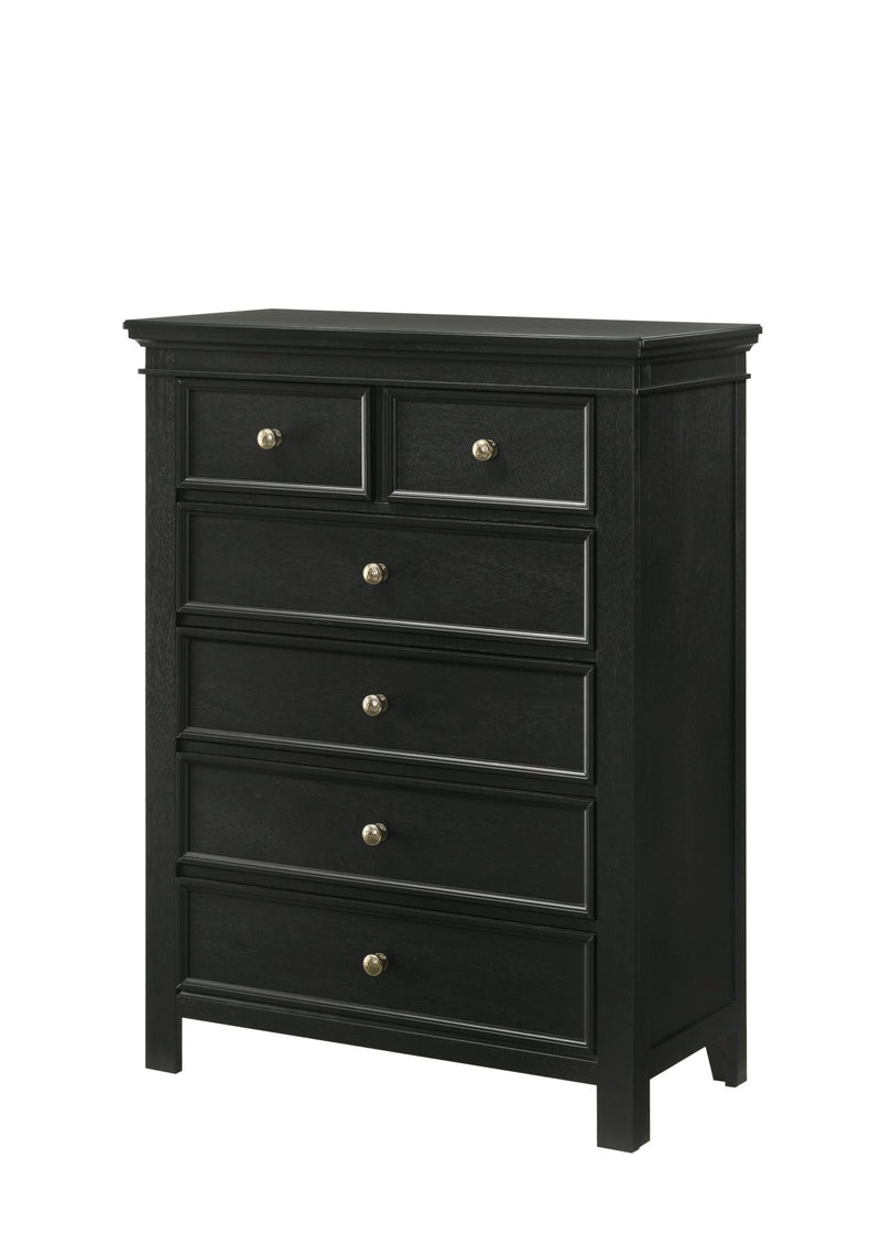 Ciara Mindi Wood Tallboy - Lifestyle Furniture