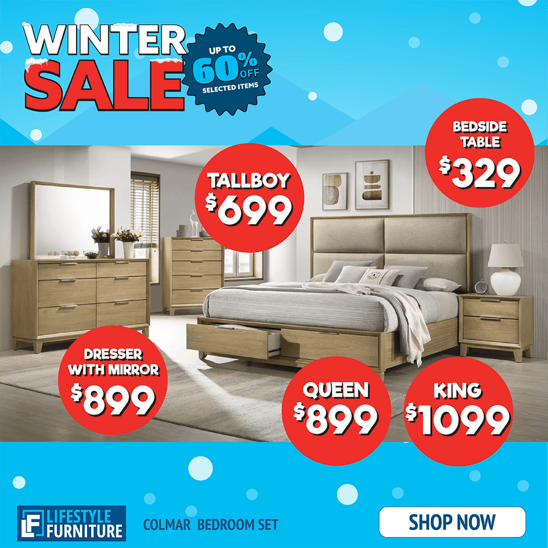 Colmar King Bedroom Set - 4 Piece - Lifestyle Furniture