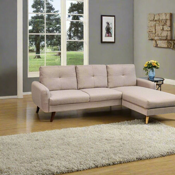Three seater lounge with chaise online