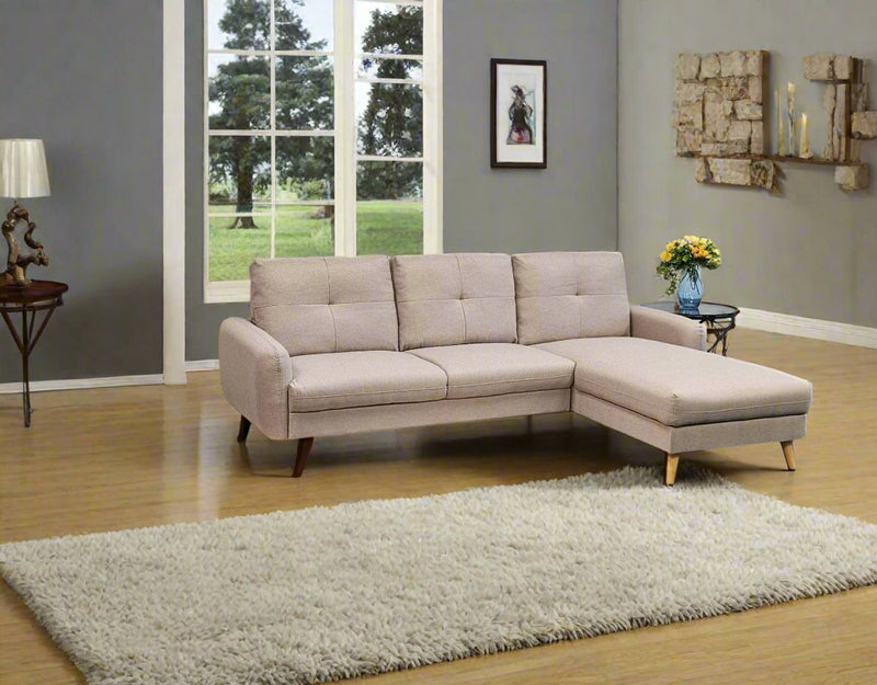 Flax 3 - Seater Sofa With Chaise - Lifestyle Furniture