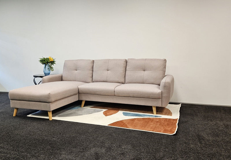 Flax 3 - Seater Sofa With Chaise - Lifestyle Furniture