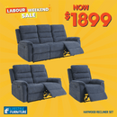 Haywood 3 - Piece Recliner Sofa Set - Lifestyle Furniture