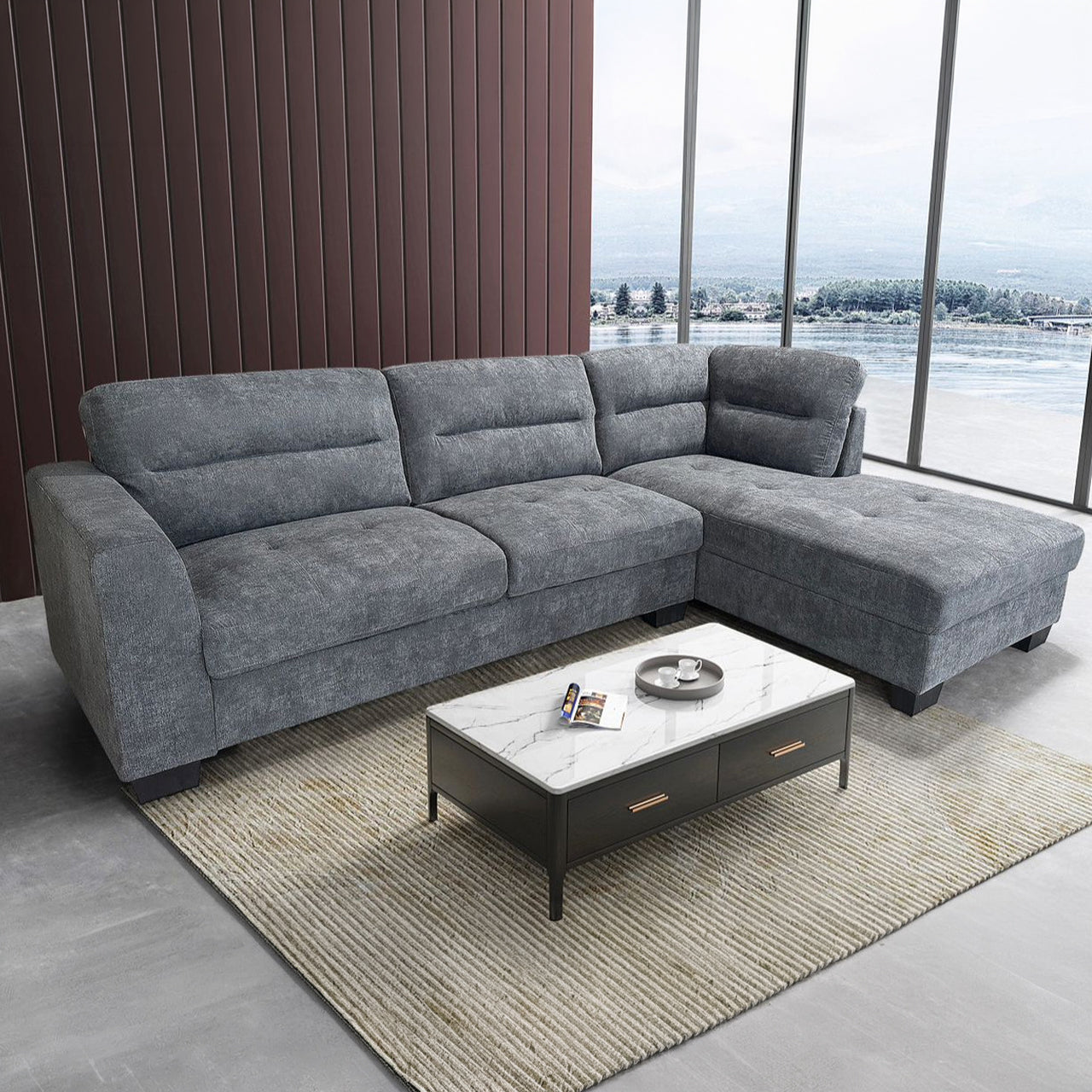 Denton Corner Sofa Right Facing Chaise