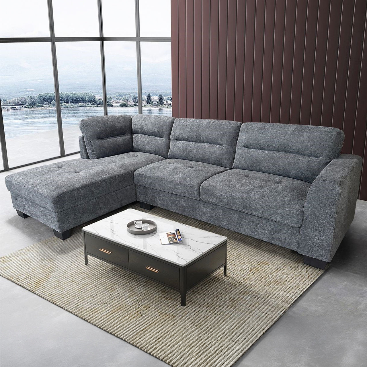 Denton Corner Sofa Left Facing Chaise