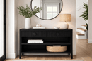 Jasper Console Table - Black - Lifestyle Furniture