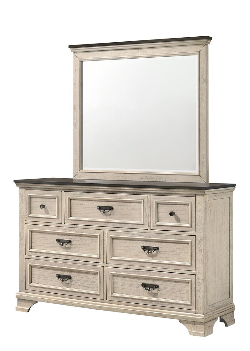 Levin Dressing Table With Mirror - Lifestyle Furniture