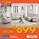 Liston 3 - Piece Electric Recliner Sofa Set - Beige - Lifestyle Furniture
