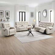 Liston 3-Piece Electric Recliner Sofa Set - Beige