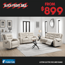 Liston 3 - Piece Electric Recliner Sofa Set - Beige - Lifestyle Furniture