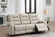 Liston 3 - Seater Electric Recliner Sofa - Beige - Lifestyle Furniture