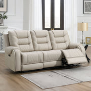 Liston 3-Seater Electric Recliner Sofa - Beige