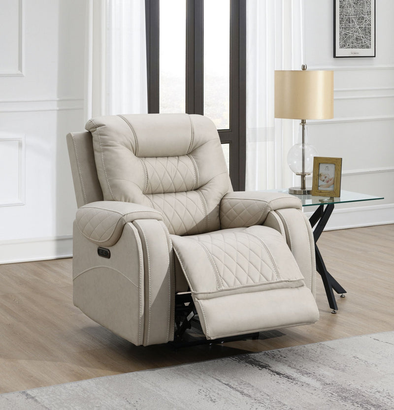 Liston Single Seater Recliner Sofa - Chair - Beige - Lifestyle Furniture