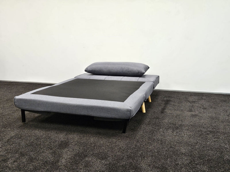 Lotus Fold Out Sofa Bed - Steel Grey - Lifestyle Furniture