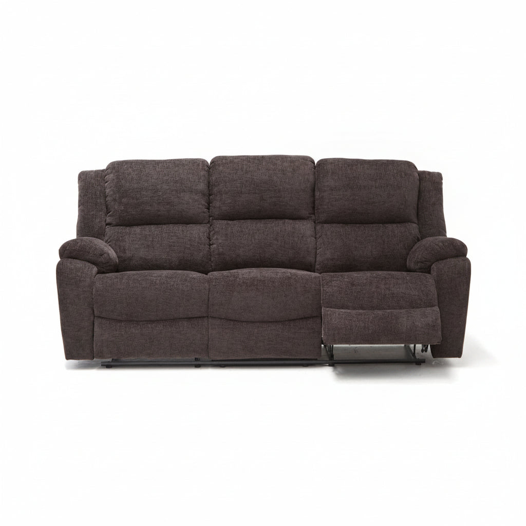 Malmo 3 - Seater Fabric Recliner Sofa - Lifestyle Furniture