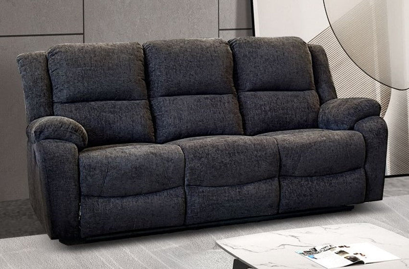 Malmo 3 Seater Fabric Recliner Sofa Lifestyle Furniture