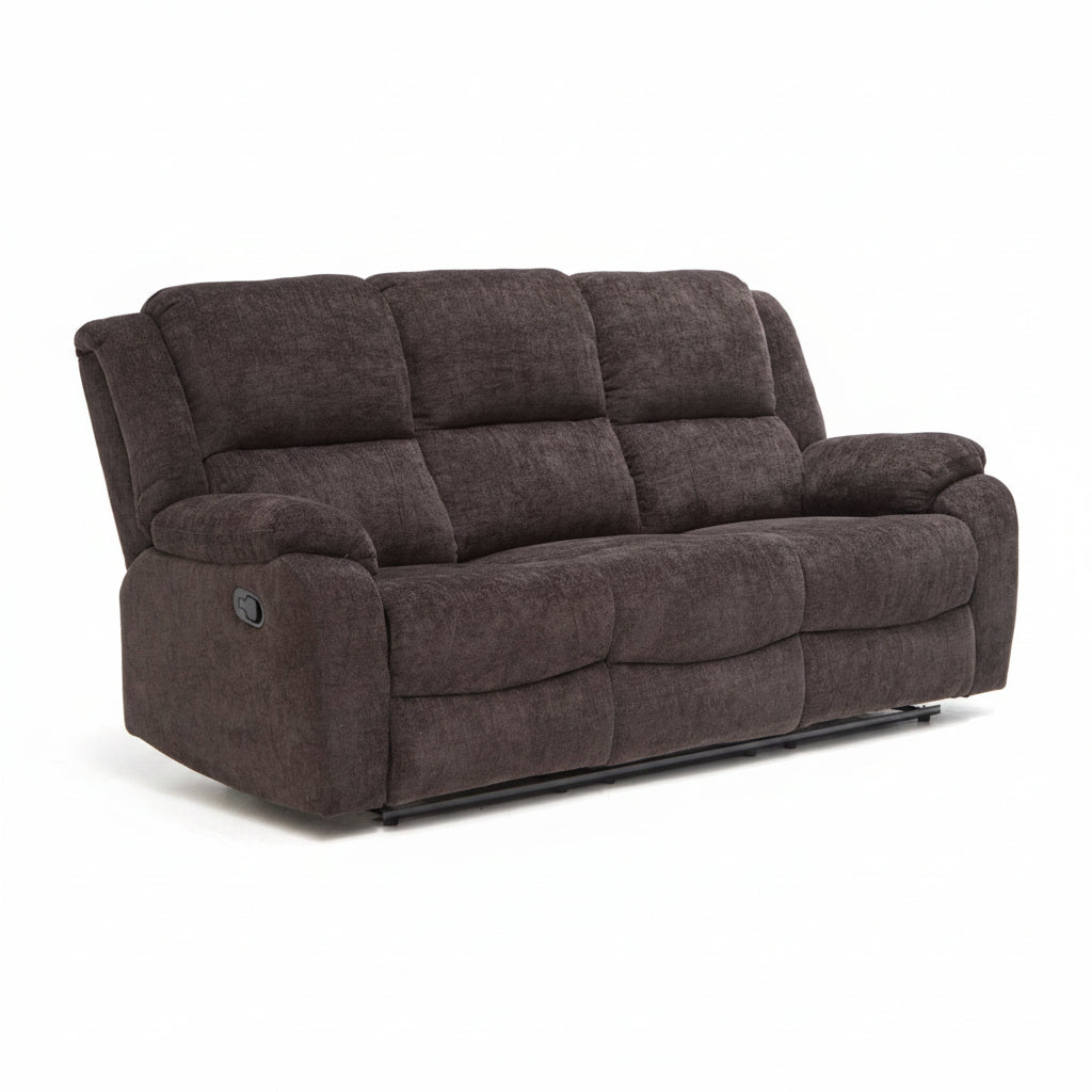 Malmo 3 - Seater Fabric Recliner Sofa - Lifestyle Furniture