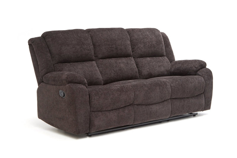 Malmo 3 - Seater Fabric Recliner Sofa - Lifestyle Furniture