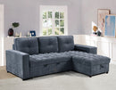 Milton Pull Out Sofa Bed - Reversible Chaise - Lifestyle Furniture