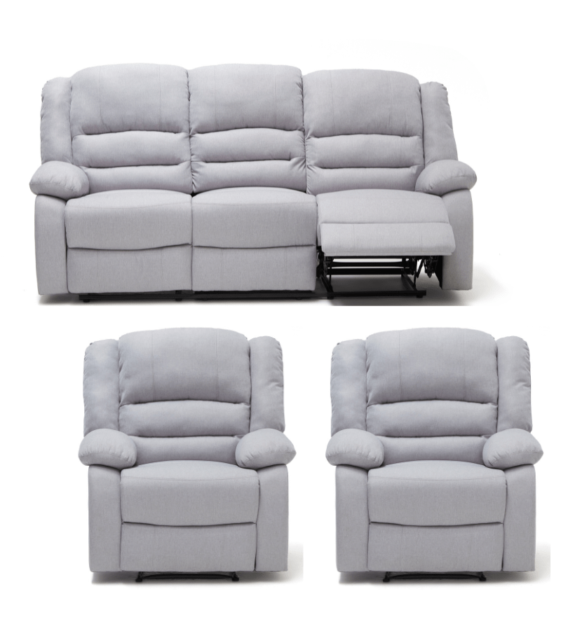 Misty Recliner Sofa Set (3+1+1) - Lifestyle Furniture