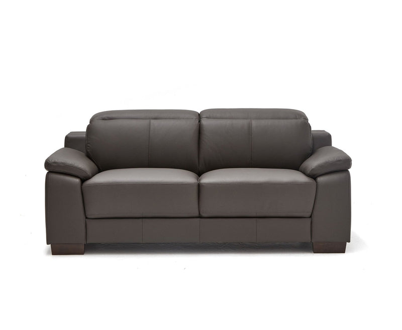 Natal 2 - Seater Leather Sofa - Dark Brown - Lifestyle Furniture