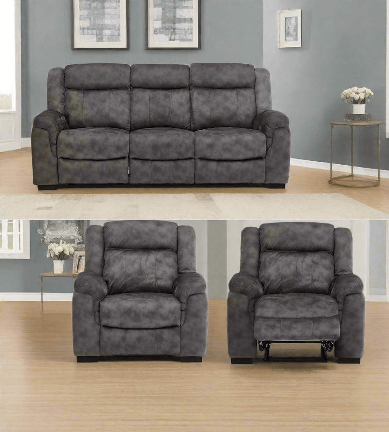 Pelican Recliner Sofa Set (3+1+1) - Lifestyle Furniture